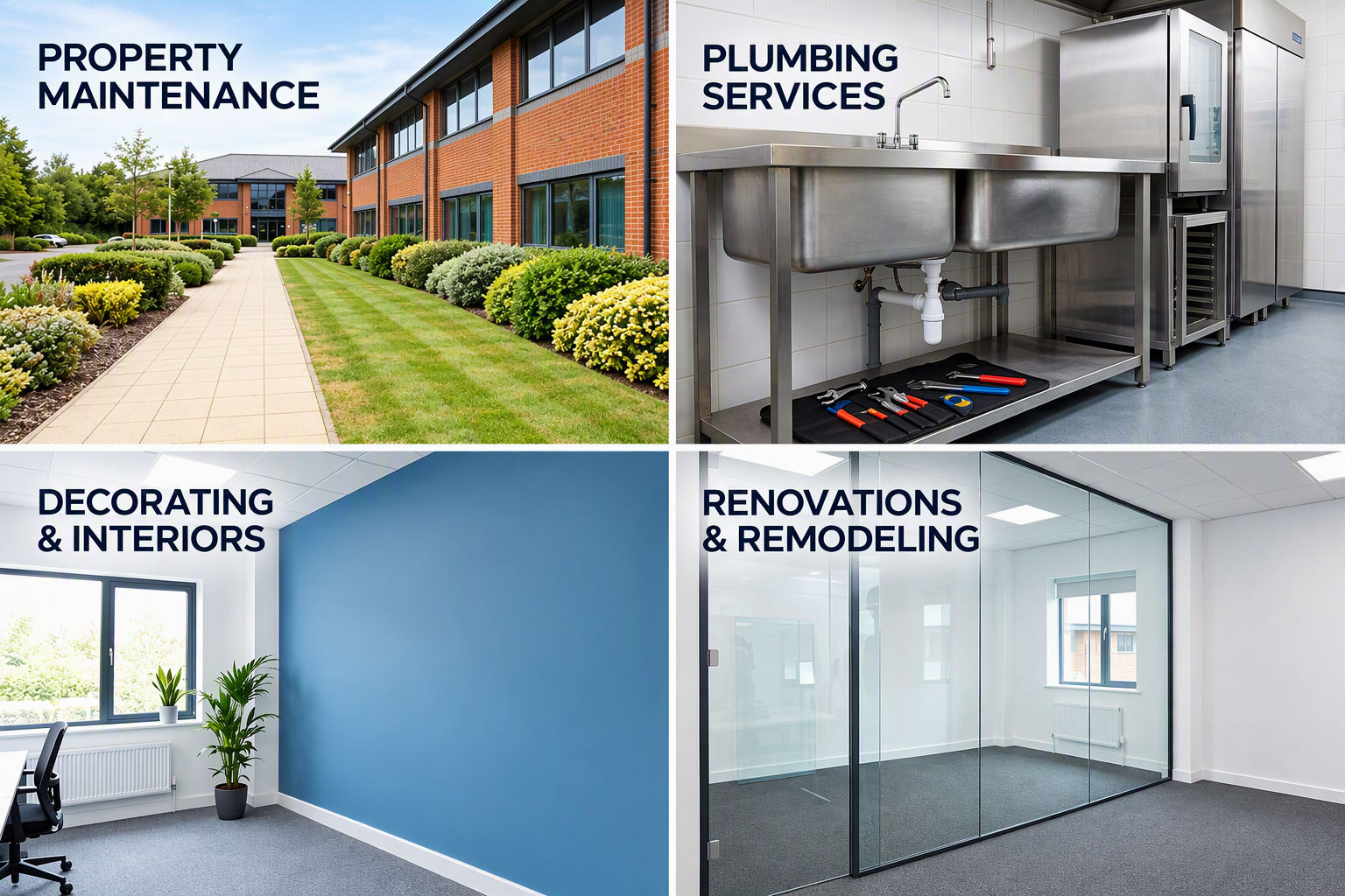 Commercial renovation and property maintenance work by EJS Renovation